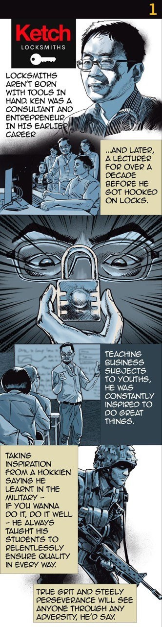 Comic strip for chapter 01, Before the locks